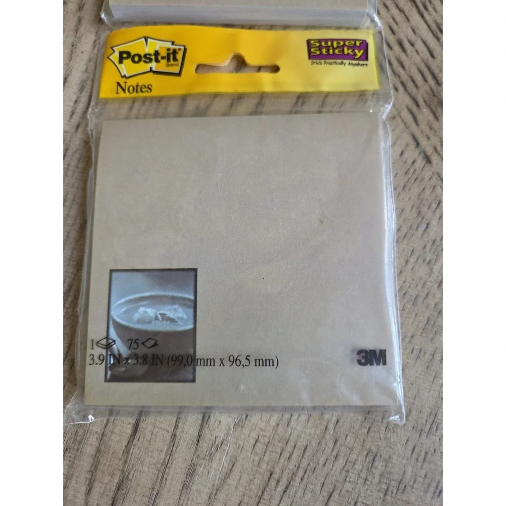 Post It Notes Lot Of 4 Designer 300 Sheets Post-It Notes Super Sticky New